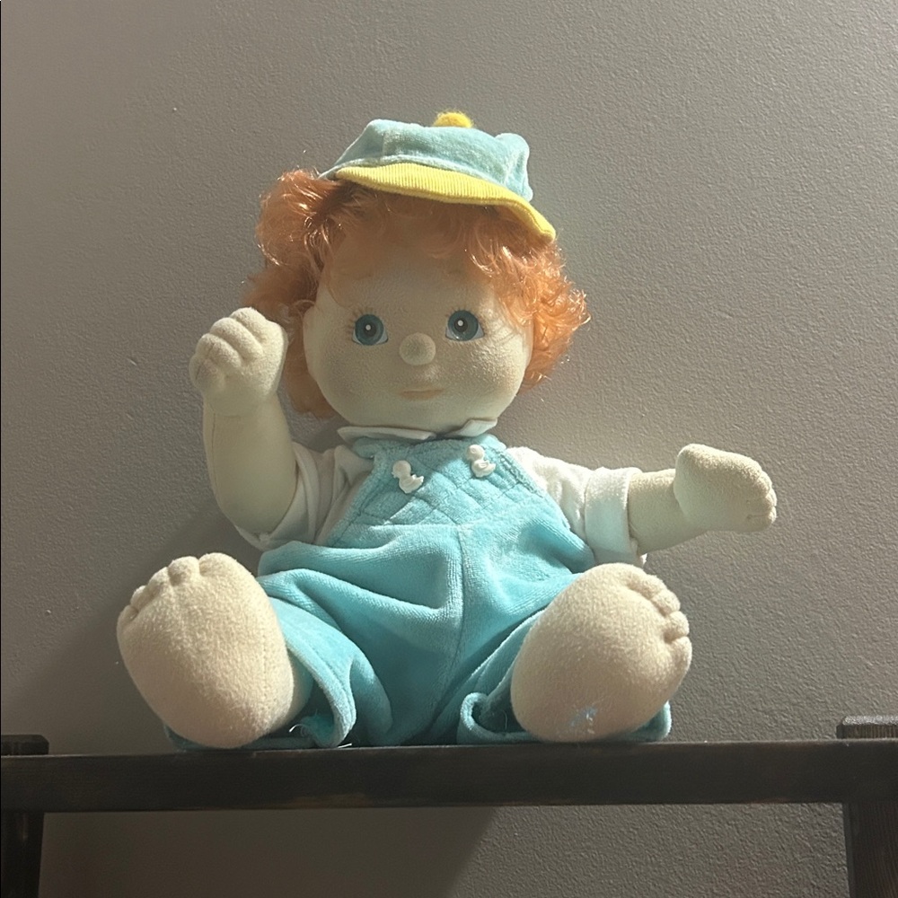 Vintage  Mattel  My Child Doll Boy Strawberry Blonde